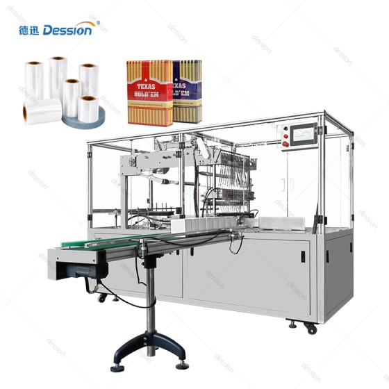Industrial Playing Card Film Wrapping Solution: High-Speed 3D Overwrapping & Tear Tape Integration